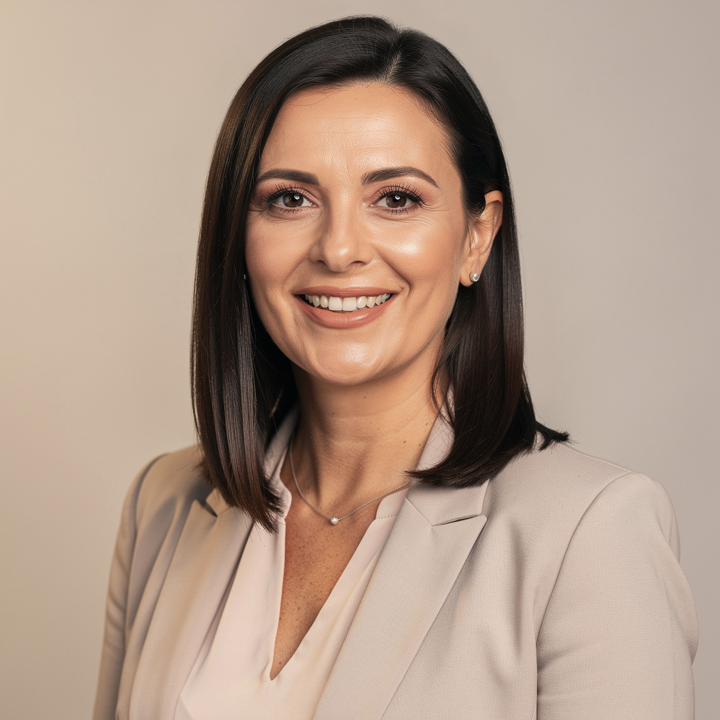 Portrait of a Croatian woman event coordinator smiling