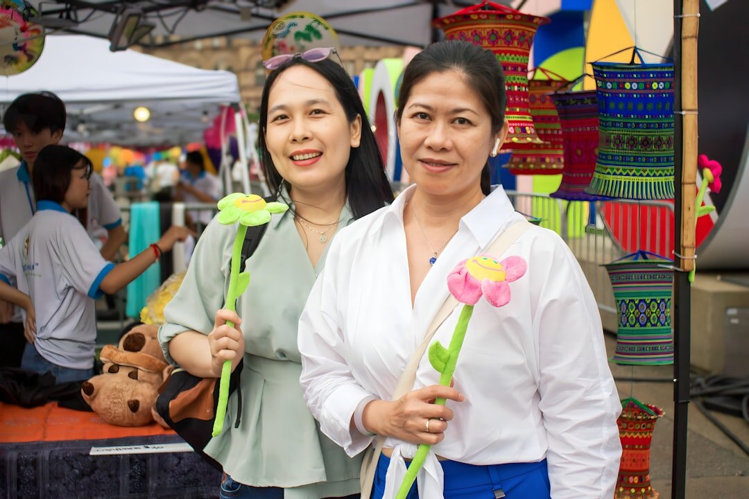 seniors at cultural event