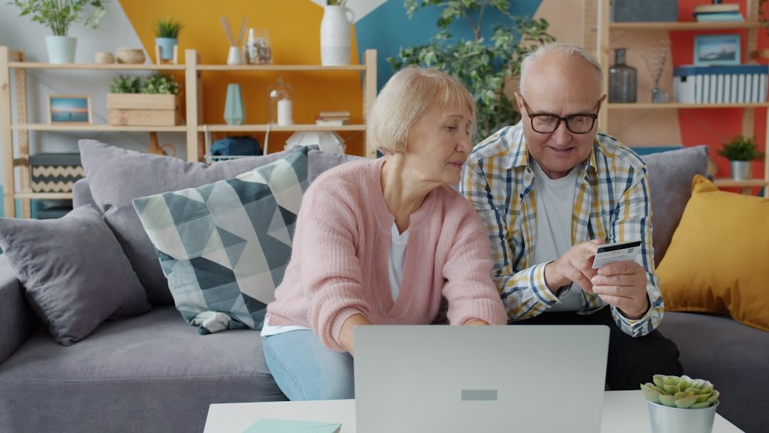 seniors discussing investments